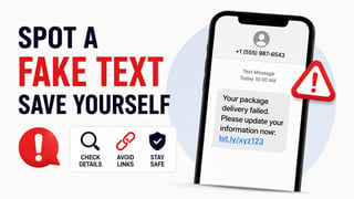 How to Spot a Fake Text Message in 2026