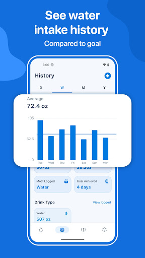 Water Tracker: WaterMinder app screenshot 2