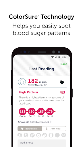 OneTouch Reveal app screenshot 2