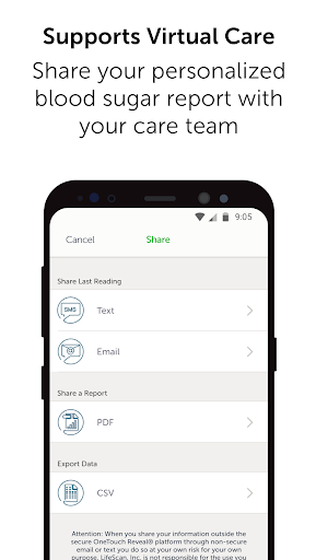 OneTouch Reveal app screenshot 5