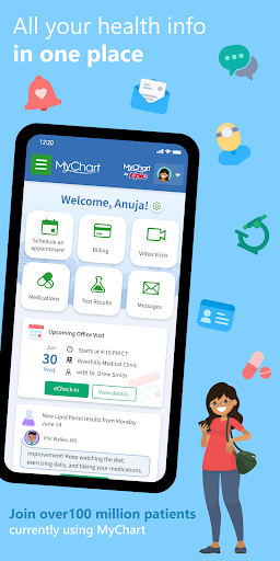 MyChart screenshot 1