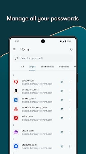 Dashlane Password Manager screenshot 5
