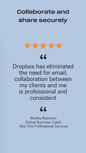 Dropbox: Secure Cloud Storage screenshot 4